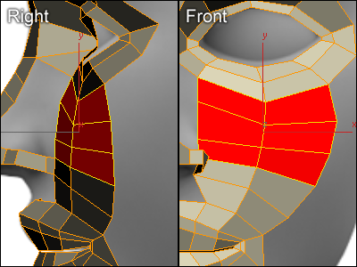 Polygoneja Cut-toiminnolla 3D Studio MAXissa